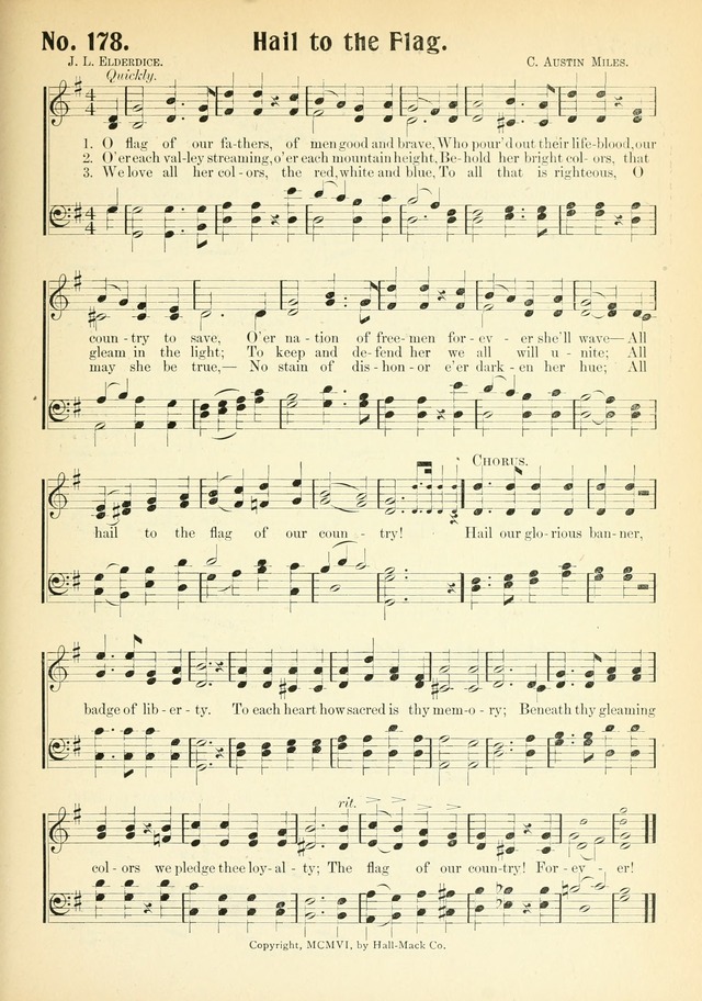 The Voice of Praise No. 2: a complete collection of Scriptural, gospel, Sunday-school and praise service songs page 178