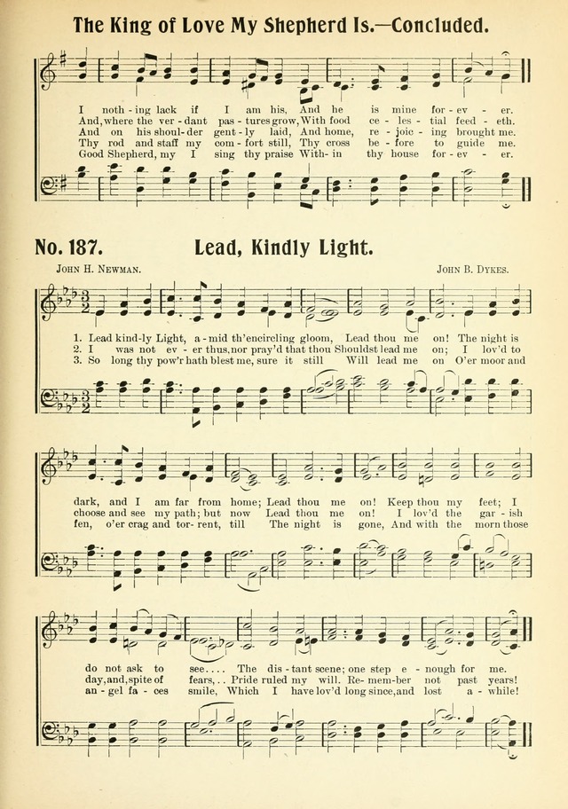 The Voice of Praise No. 2: a complete collection of Scriptural, gospel, Sunday-school and praise service songs page 186