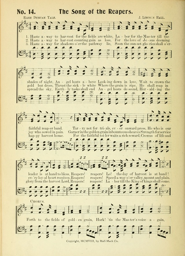The Voice of Praise No. 2: a complete collection of Scriptural, gospel, Sunday-school and praise service songs page 19