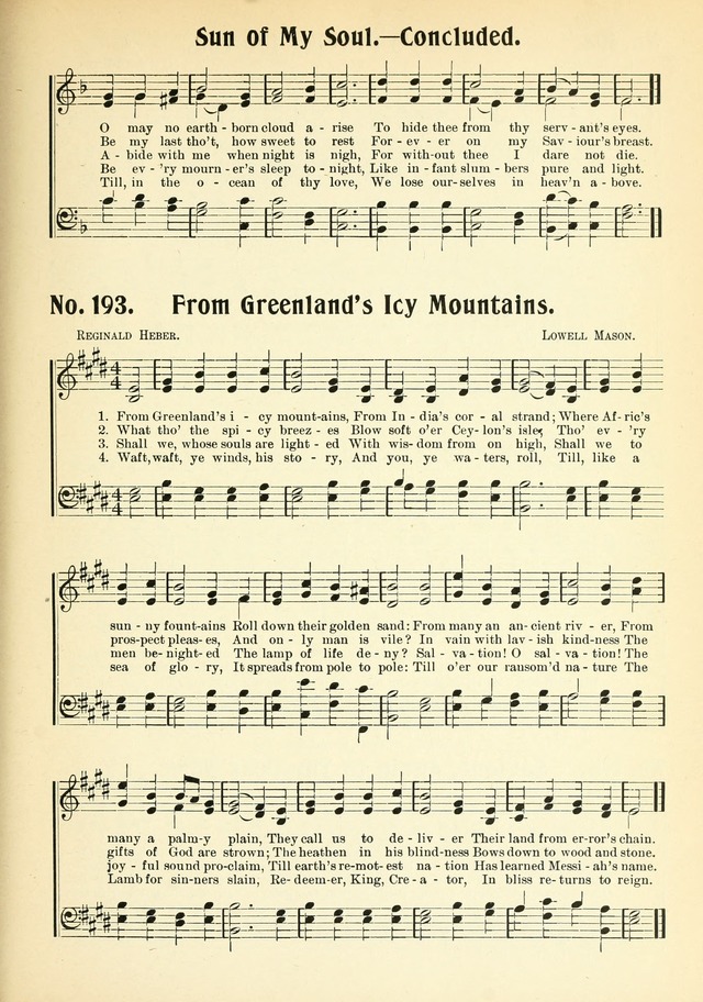 The Voice of Praise No. 2: a complete collection of Scriptural, gospel, Sunday-school and praise service songs page 190
