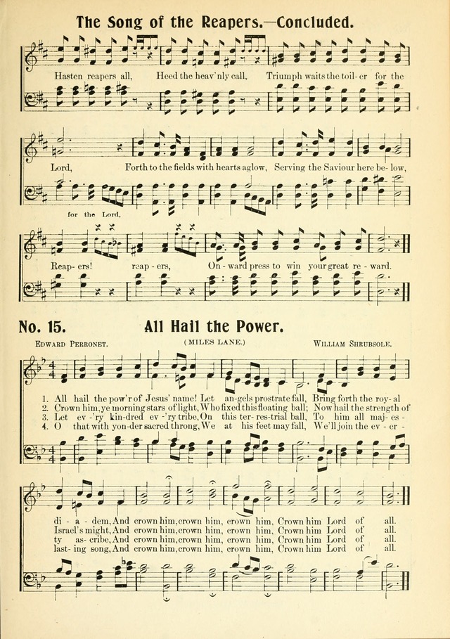 The Voice of Praise No. 2: a complete collection of Scriptural, gospel, Sunday-school and praise service songs page 20