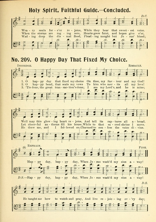 The Voice of Praise No. 2: a complete collection of Scriptural, gospel, Sunday-school and praise service songs page 200
