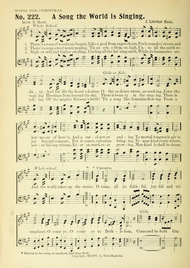 The Voice of Praise No. 2: a complete collection of Scriptural, gospel, Sunday-school and praise service songs page 209