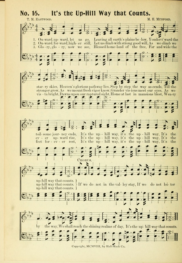 The Voice of Praise No. 2: a complete collection of Scriptural, gospel, Sunday-school and praise service songs page 21