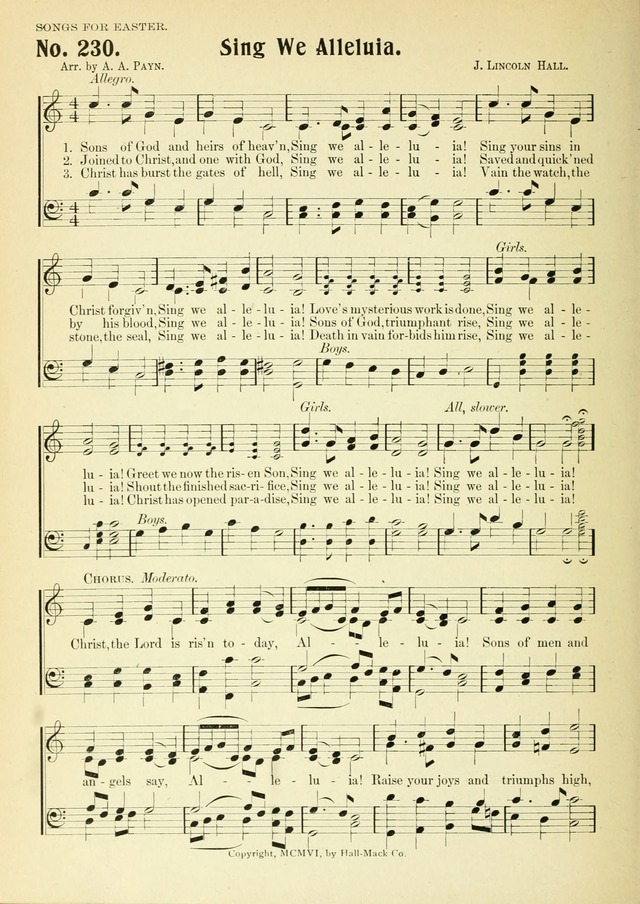 The Voice of Praise No. 2: a complete collection of Scriptural, gospel, Sunday-school and praise service songs page 217