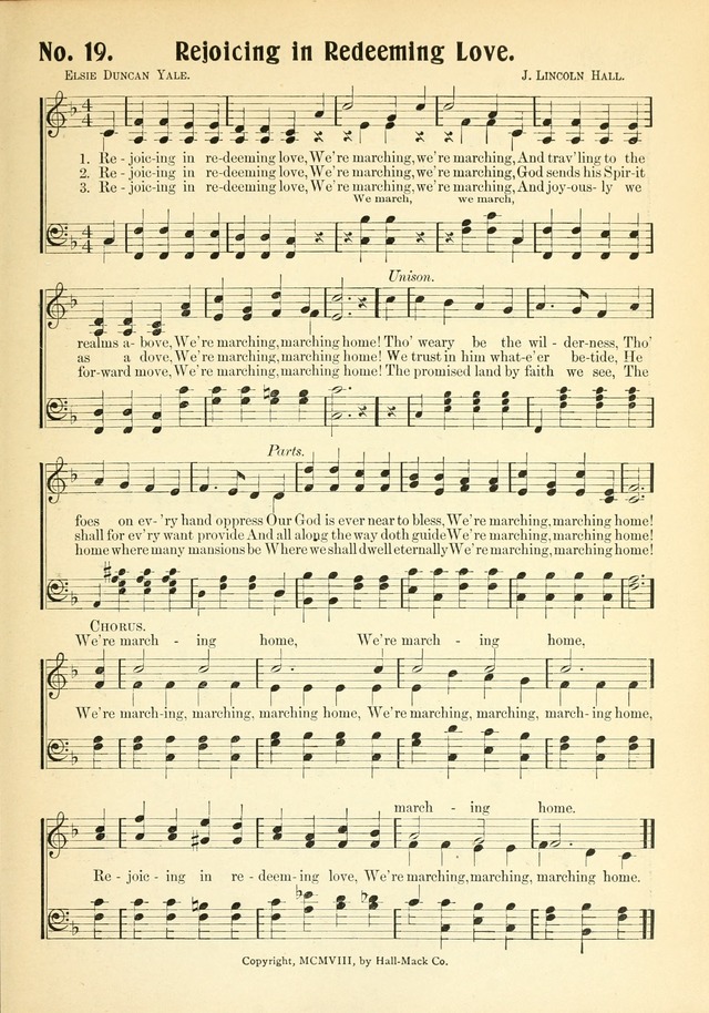 The Voice of Praise No. 2: a complete collection of Scriptural, gospel, Sunday-school and praise service songs page 24