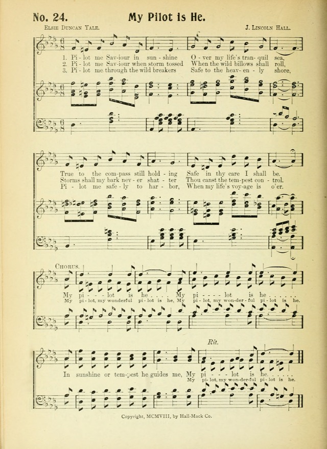The Voice of Praise No. 2: a complete collection of Scriptural, gospel, Sunday-school and praise service songs page 29