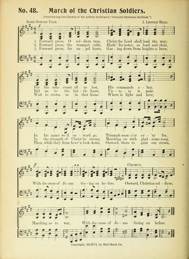 The Voice of Praise No. 2: a complete collection of Scriptural, gospel, Sunday-school and praise service songs page 53