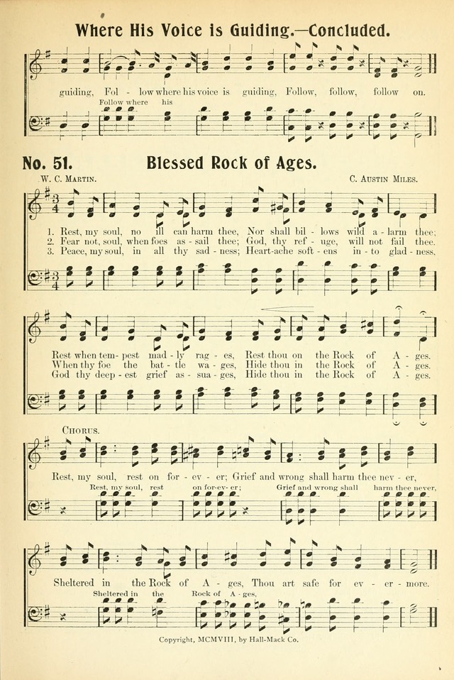 The Voice of Praise No. 2: a complete collection of Scriptural, gospel, Sunday-school and praise service songs page 56
