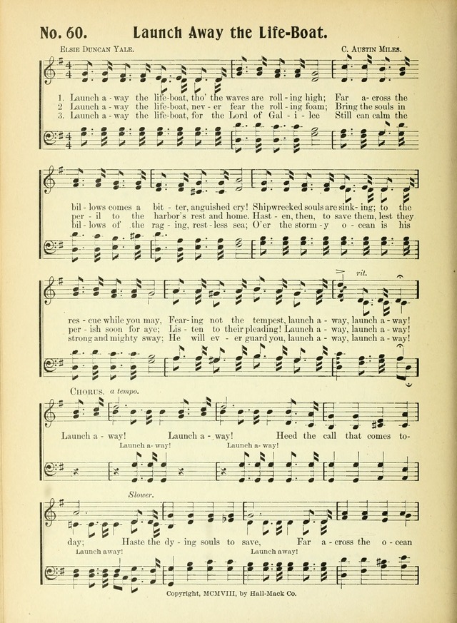 The Voice of Praise No. 2: a complete collection of Scriptural, gospel, Sunday-school and praise service songs page 65