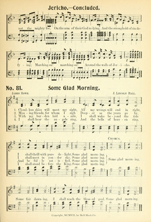 The Voice of Praise No. 2: a complete collection of Scriptural, gospel, Sunday-school and praise service songs page 86