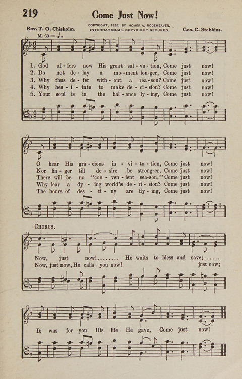 Victorious Service Songs: Rodeheaver