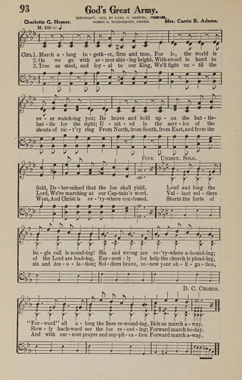 Victorious Service Songs: Rodeheaver