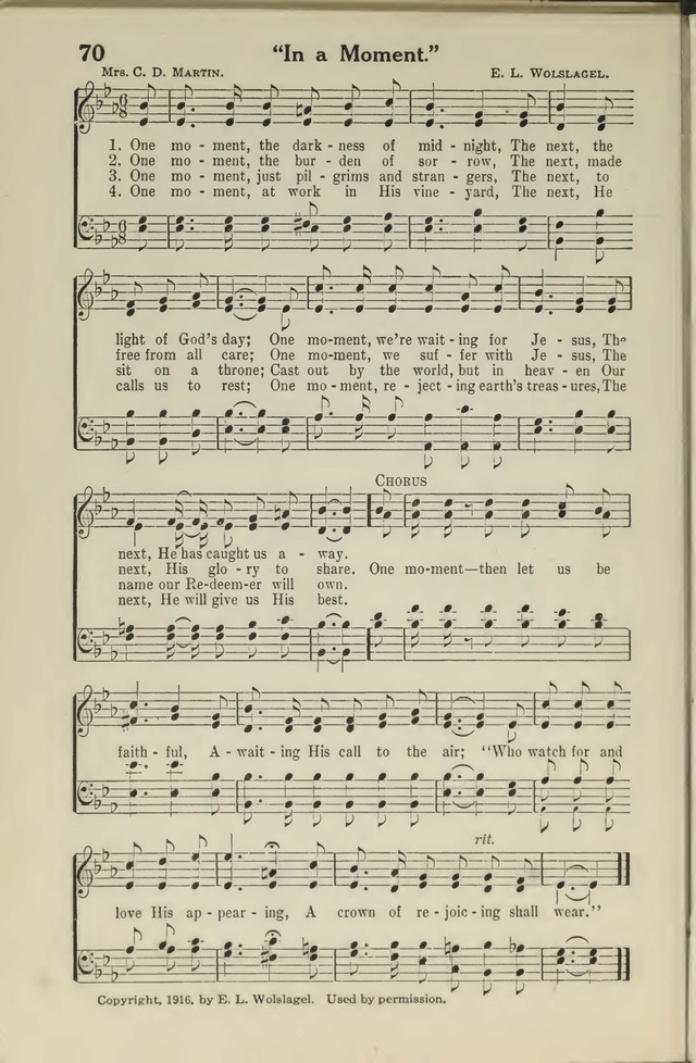 The Voice of Thanksgiving No. 3 page 70