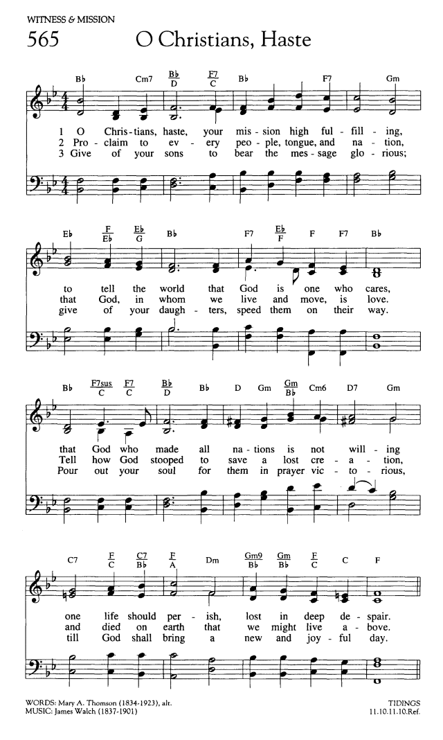 Worship and Rejoice page 619