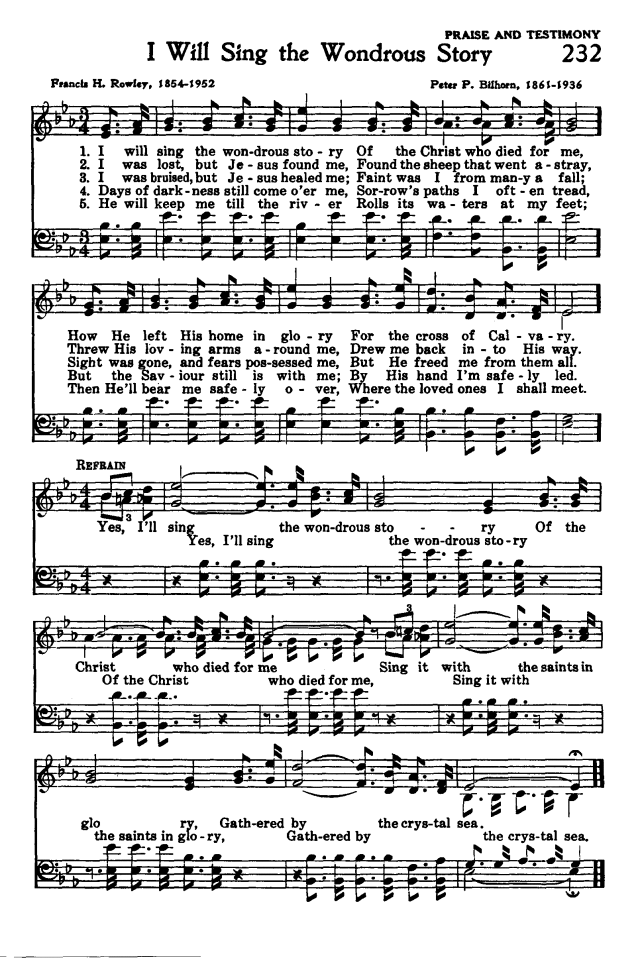 Worship and Service Hymnal: For Church, School, and Home page 191
