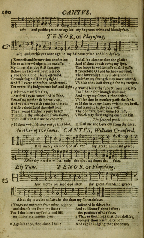 The Whole Booke of Psalmes: with the Hymnes Evangelicall, and Songs Spirituall page 102