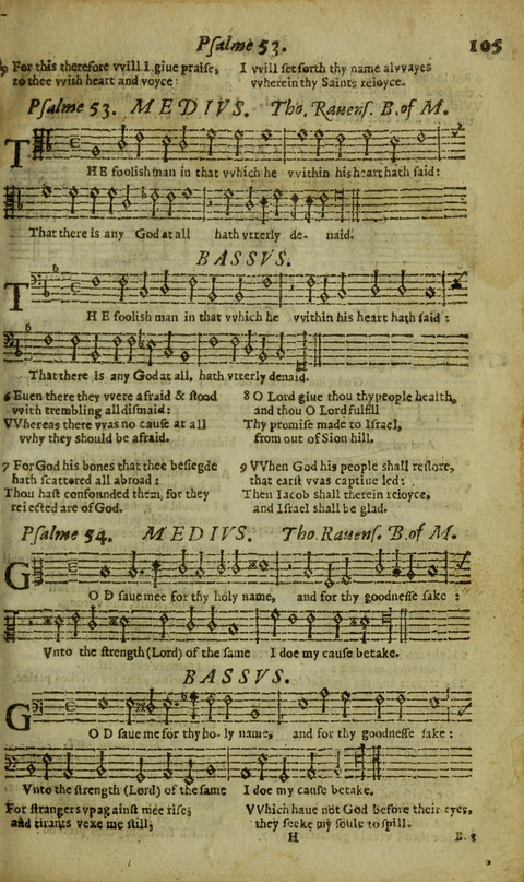 The Whole Booke of Psalmes: with the Hymnes Evangelicall, and Songs Spirituall page 107