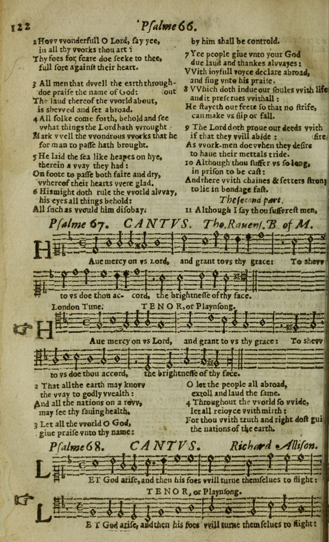 The Whole Booke of Psalmes: with the Hymnes Evangelicall, and Songs Spirituall page 124