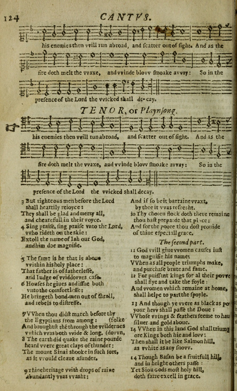 The Whole Booke of Psalmes: with the Hymnes Evangelicall, and Songs Spirituall page 126