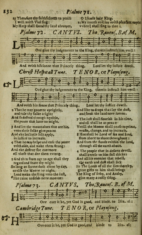 The Whole Booke of Psalmes: with the Hymnes Evangelicall, and Songs Spirituall page 134