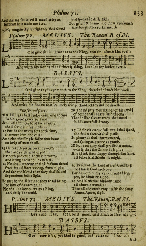 The Whole Booke of Psalmes: with the Hymnes Evangelicall, and Songs Spirituall page 135