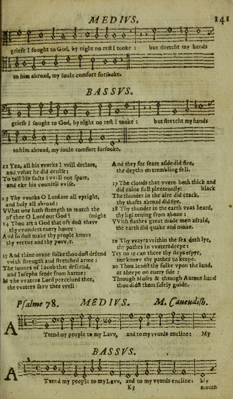 The Whole Booke of Psalmes: with the Hymnes Evangelicall, and Songs Spirituall page 143