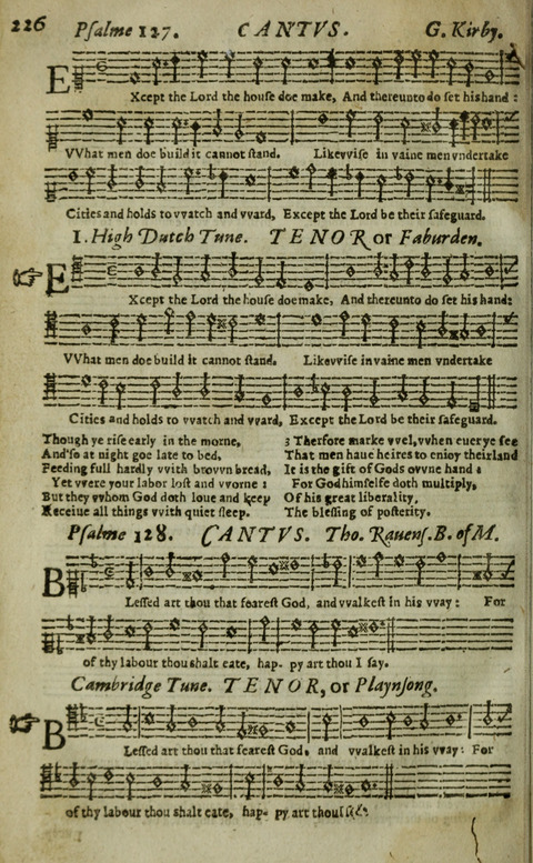 The Whole Booke of Psalmes: with the Hymnes Evangelicall, and Songs Spirituall page 228