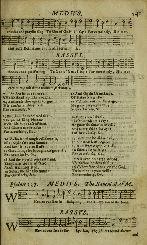 The Whole Booke of Psalmes: with the Hymnes Evangelicall, and Songs Spirituall page 243