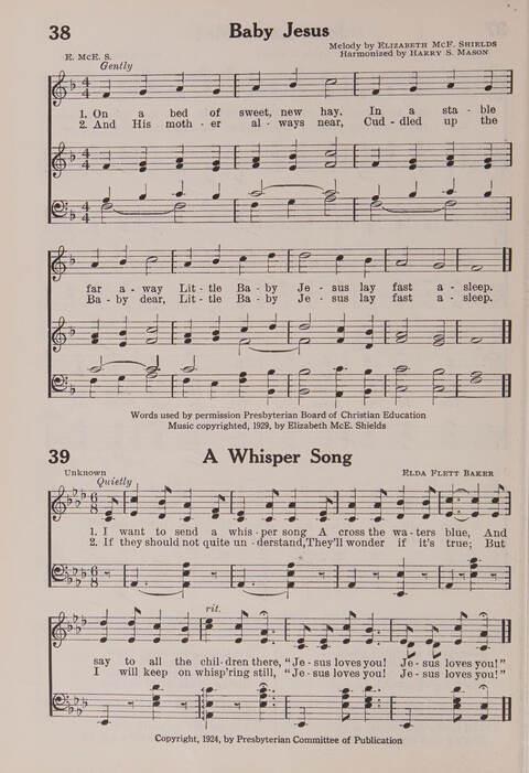 Worship and Conduct Songs: for beginners and primaries page 22