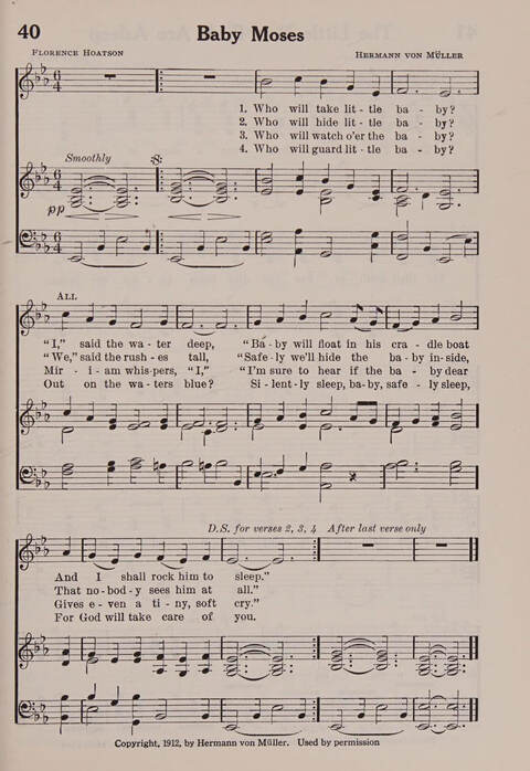 Worship and Conduct Songs: for beginners and primaries page 23