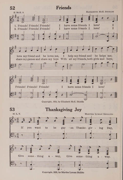 Worship and Conduct Songs: for beginners and primaries page 30