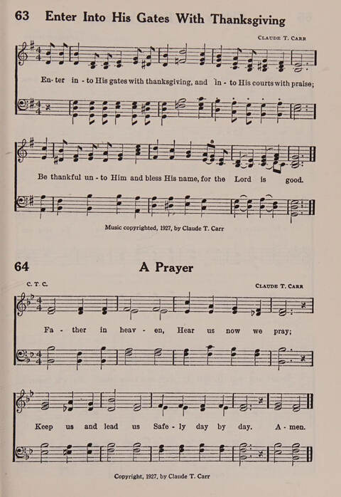 Worship and Conduct Songs: for beginners and primaries page 37