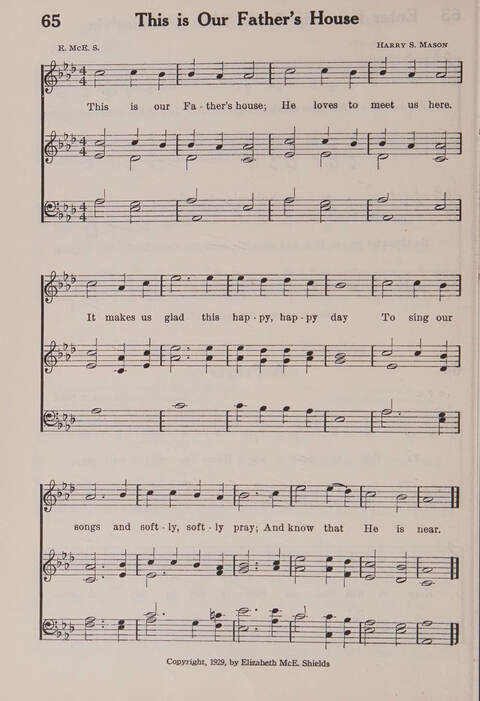 Worship and Conduct Songs: for beginners and primaries page 38