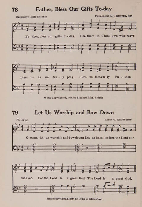 Worship and Conduct Songs: for beginners and primaries page 48