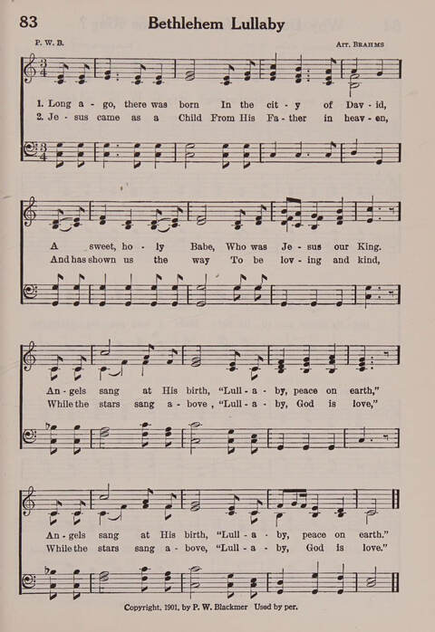 Worship and Conduct Songs: for beginners and primaries page 51