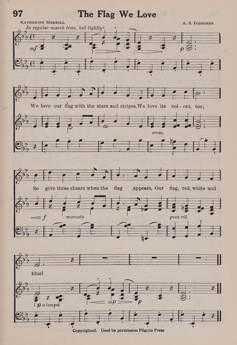 Worship and Conduct Songs: for beginners and primaries page 63