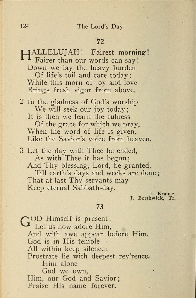 Wartburg Hymnal: for church, school and home page 124