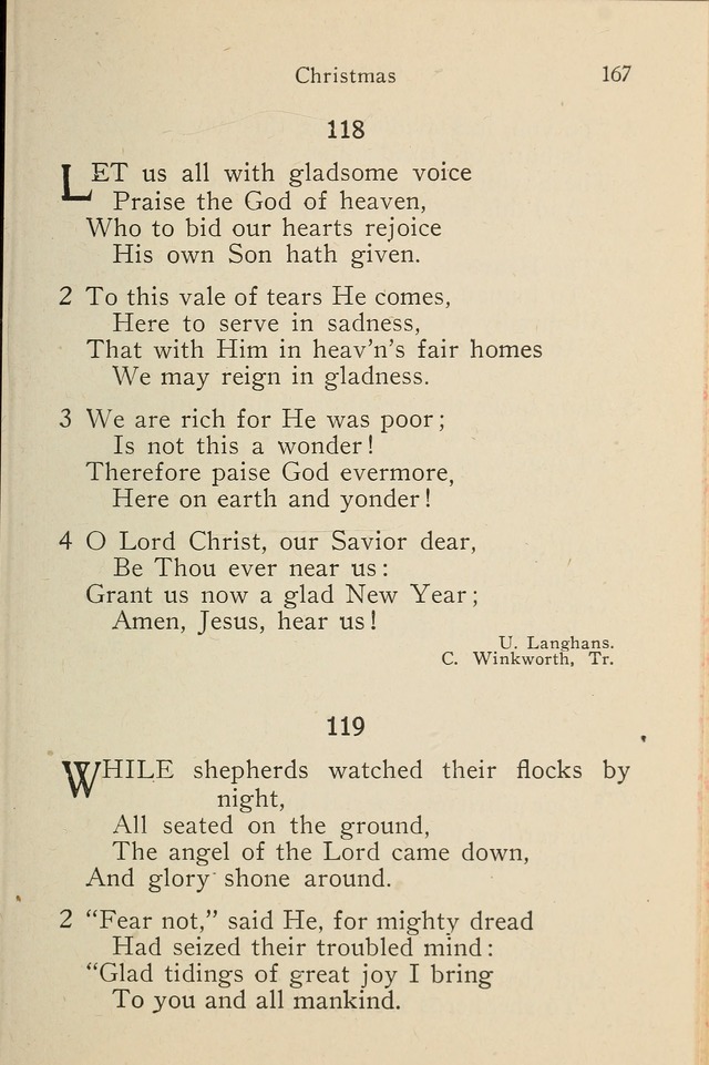 Wartburg Hymnal: for church, school and home page 167