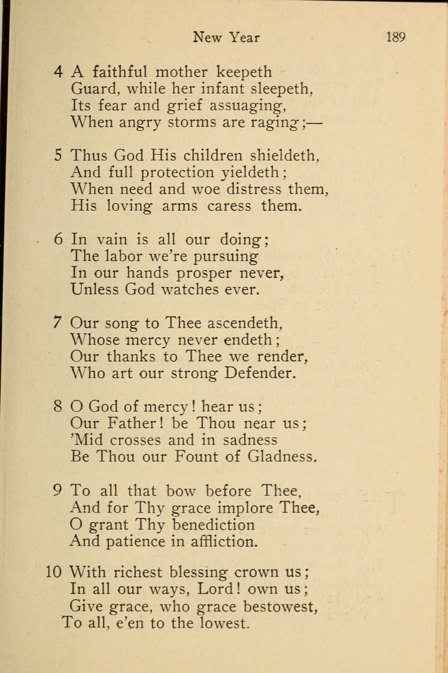 Wartburg Hymnal: for church, school and home page 189