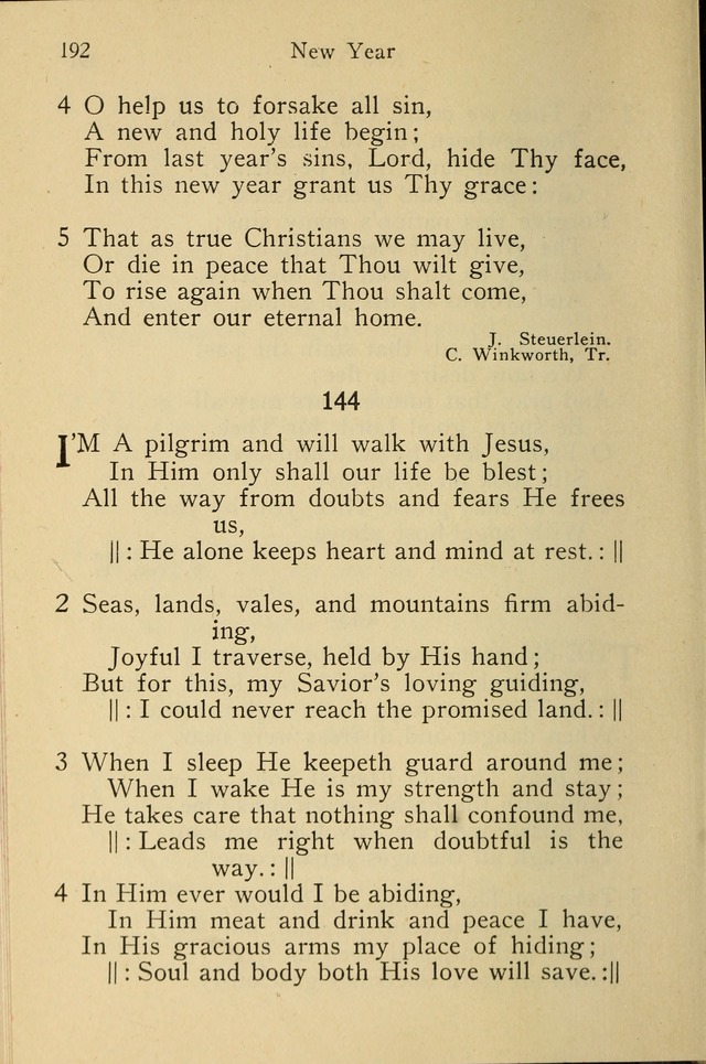 Wartburg Hymnal: for church, school and home page 192