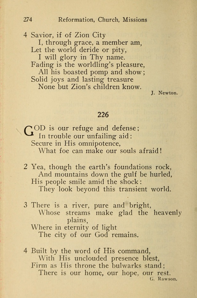 Wartburg Hymnal: for church, school and home page 274