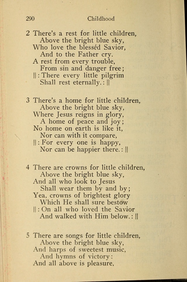 Wartburg Hymnal: for church, school and home page 290