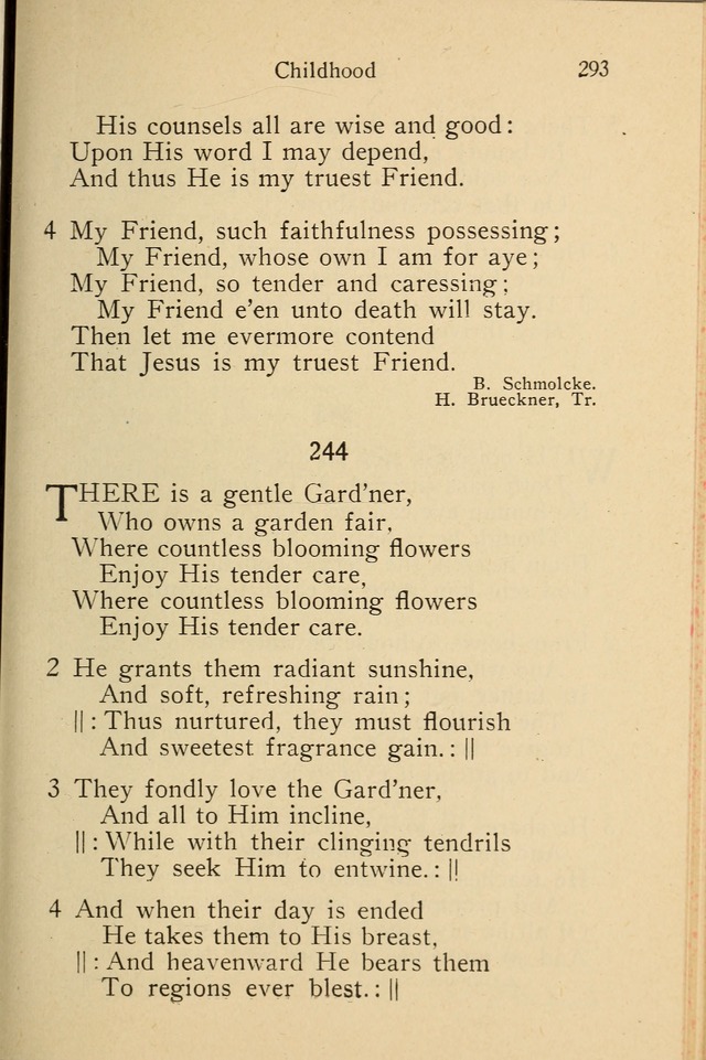 Wartburg Hymnal: for church, school and home page 293