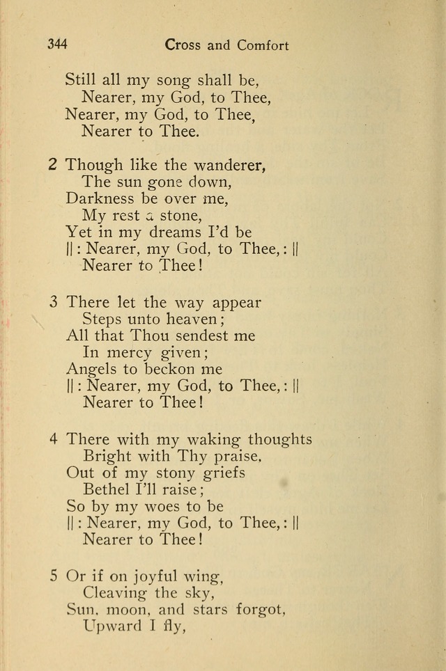 Wartburg Hymnal: for church, school and home page 344