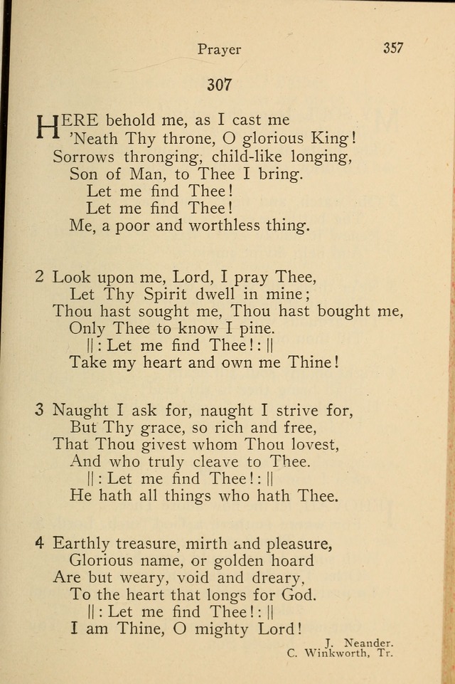 Wartburg Hymnal: for church, school and home page 357