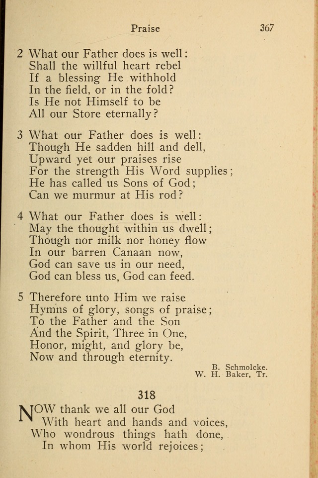 Wartburg Hymnal: for church, school and home page 367