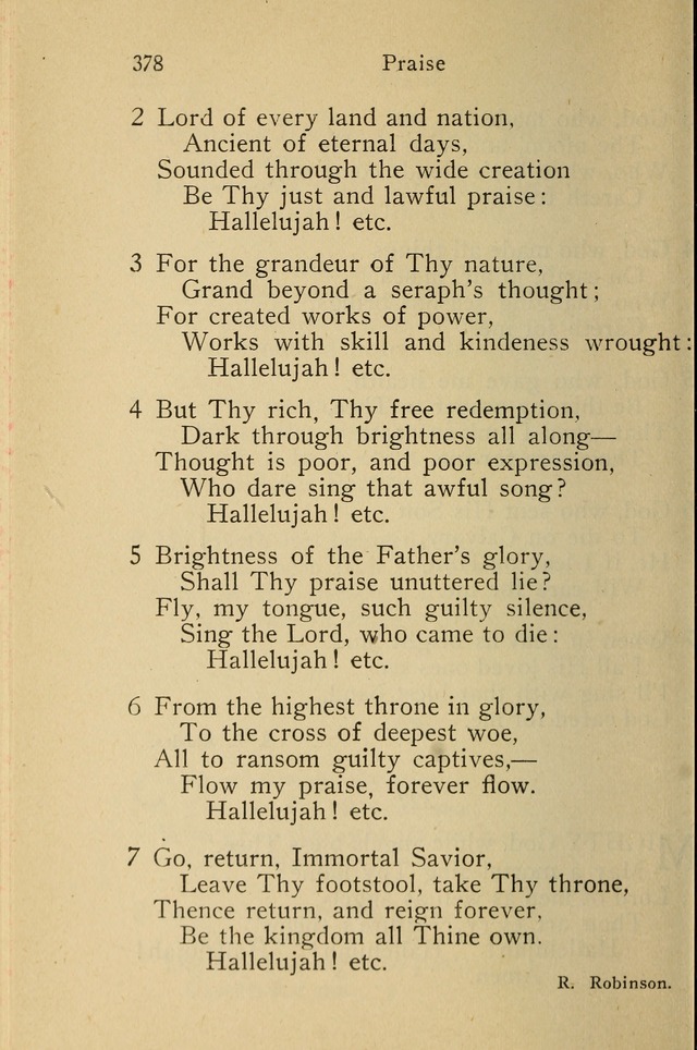 Wartburg Hymnal: for church, school and home page 378
