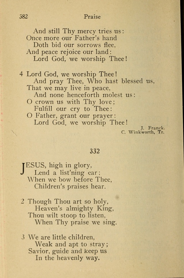 Wartburg Hymnal: for church, school and home page 382