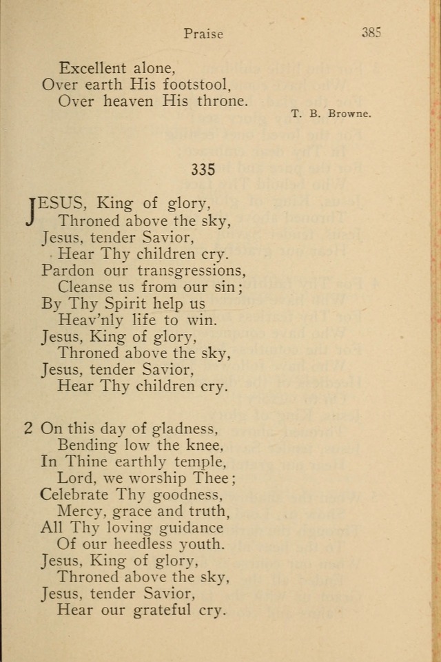 Wartburg Hymnal: for church, school and home page 385